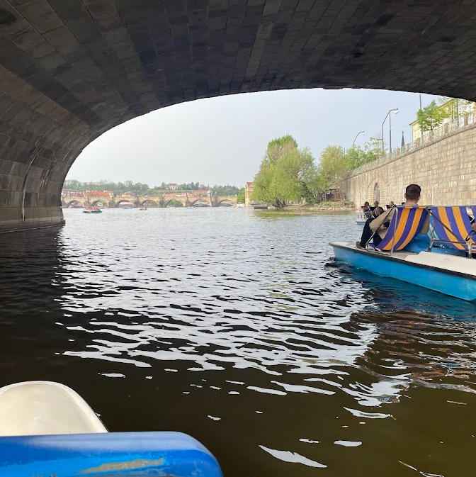 Pedal Boats on the Vltava River