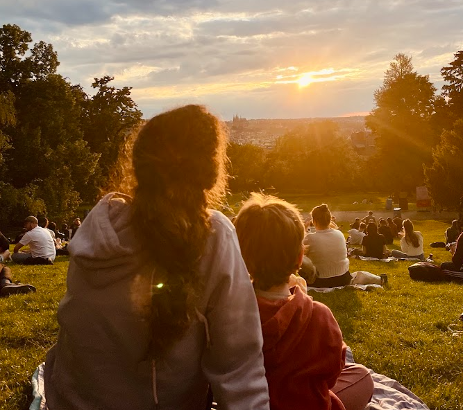 Riegrovy Sady sunset